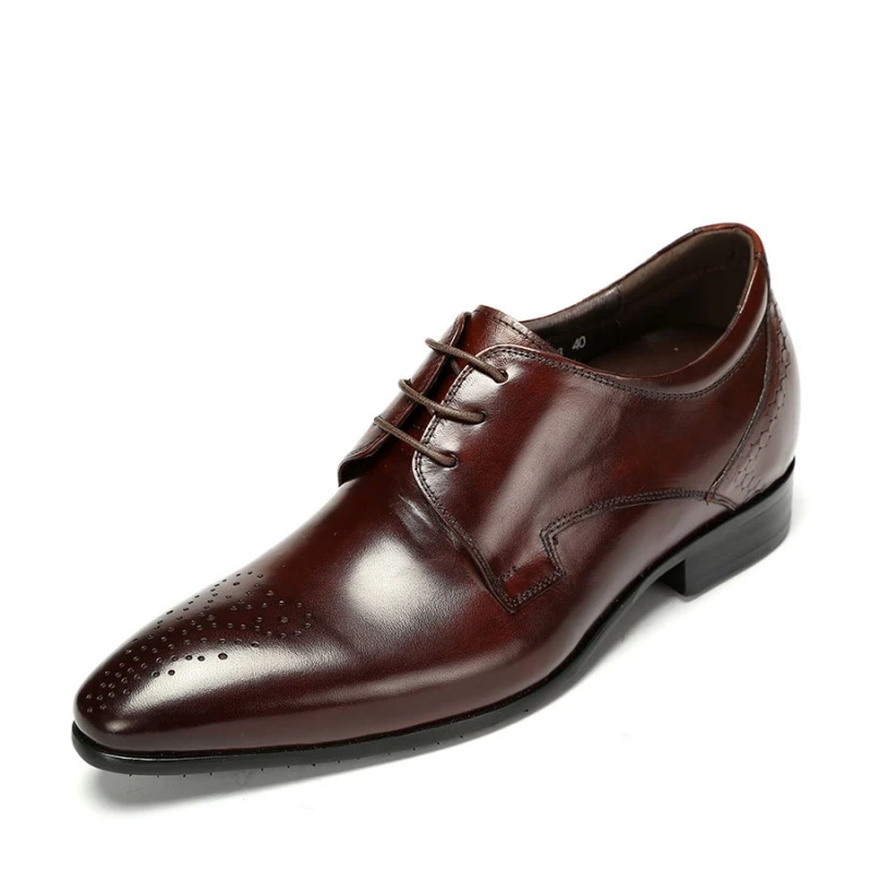 

Spring Autumn Men Formal Wedding Comfy Shoes Luxury Men Business Brogue Dress Shoes Men Pointed Toe Shoes Big Size JMH-A0041