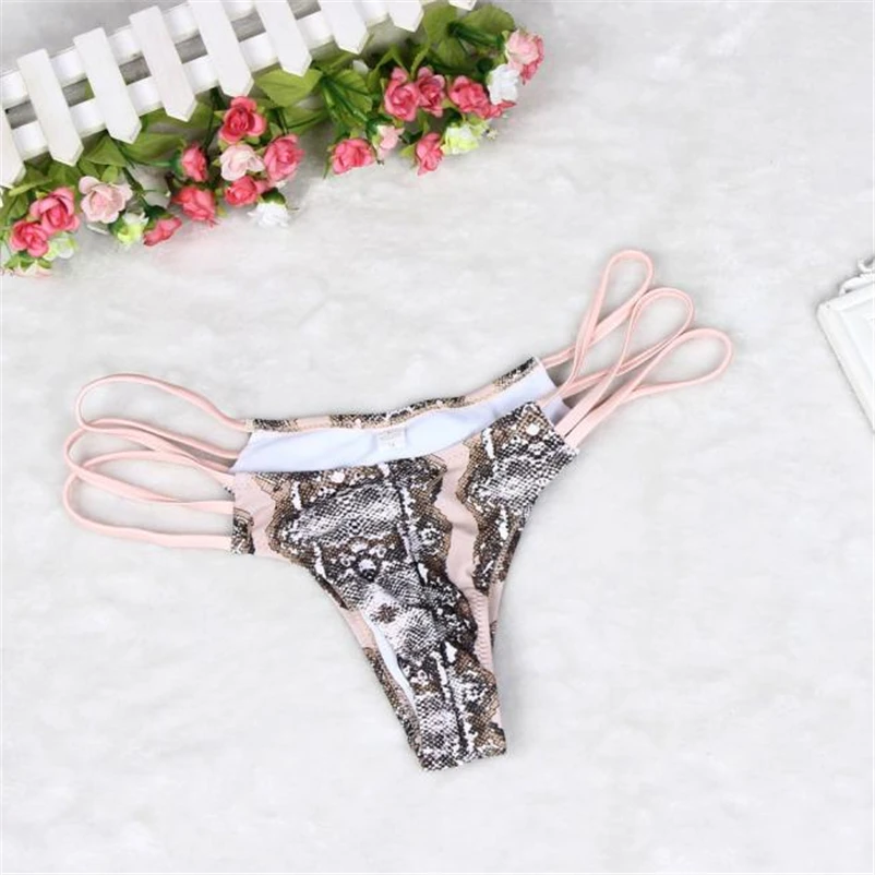 2018 New Sexy Bikinis Women Swimsuit High Waisted Bathing Suits Swim Halter Push Up Bikini Set Size Swimwear #FS#4JN22 (2)