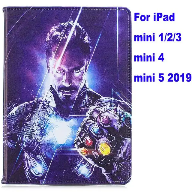 Чехол для ipad 4 air 2 ipad 9,7 ipad mini 1/2/3/4/5 Pro Movie Marvel Мстители эндгейм Тор стенд coque capa Cover - Цвет: 2