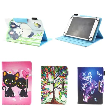 

Sleeve Pouch Bags Cover For Samsung Galaxy Tab S5E 2019 SM-T720 T720 T725 Tablet PU Leather 10.1 inch Universal Cartoon Case