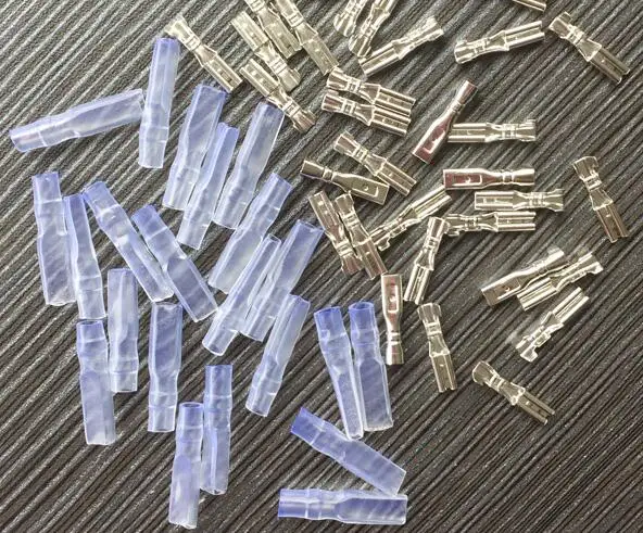 

100pcs 2.8mm Crimp Terminal Female Spade Connector Crimping terminals with Case