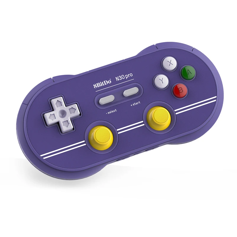 8 BitDo N30 Pro 2 Bluetooth обновленная версия геймпад беспроводной контроллер с джойстиком для переключателя компьютера мобильного телефона - Цвет: Purple