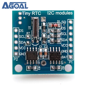 

Tiny RTC I2C AT24C32 DS1307 Real Time Clock Module Board For DIY not include battery
