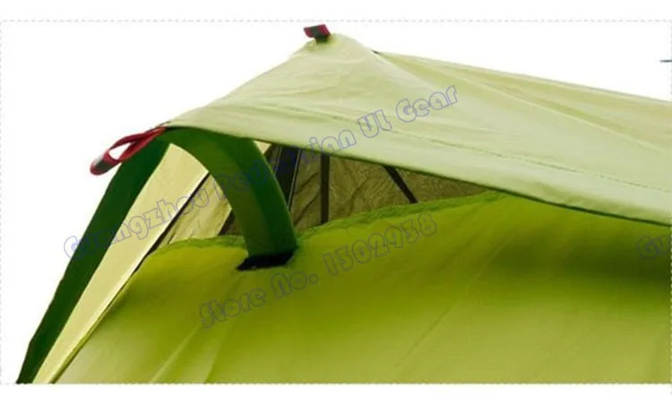 3F gear Sunsky 210T 3 сезона 3 человека 2 слоя PU покрытие палатка с алюминиевым полюсом