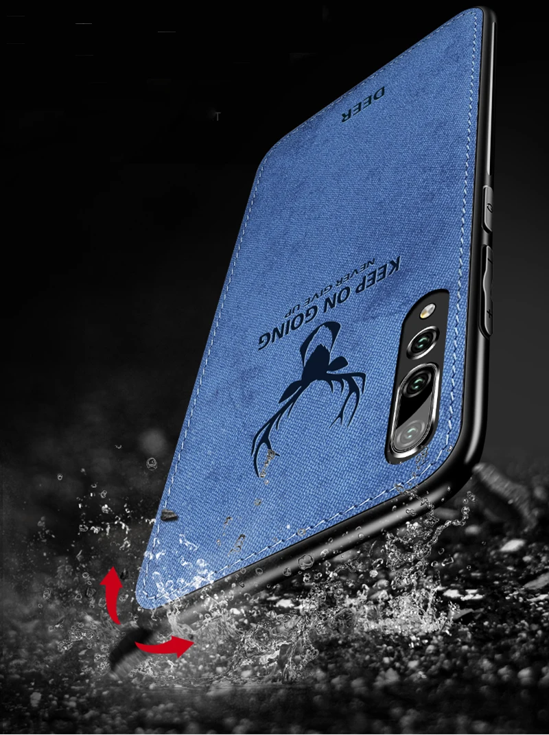 Матовый Силиконовый чехол с рисунком оленя для huawei P20 P30 Pro Lite P Smart Y9 Y7Pro Honor 8X 8C 8 9 lite 7A 7C чехол-накладка