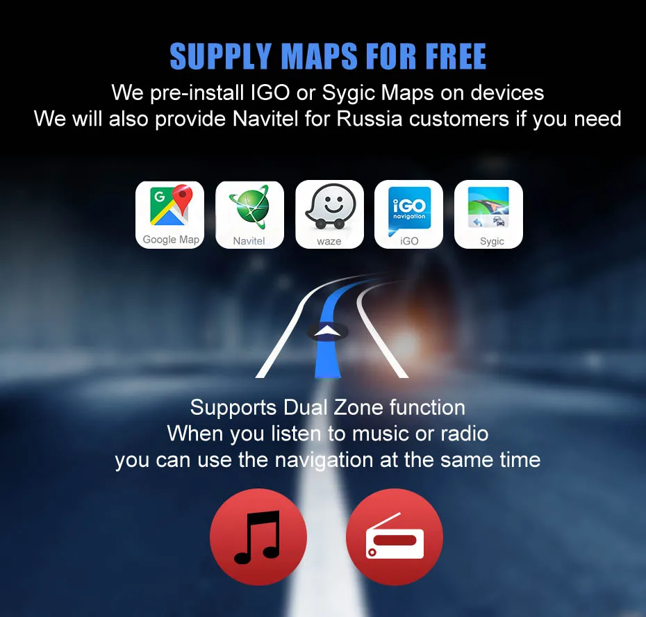 Cheap KANOR Quad Core RAM 2G ROM 16G 2 Din Android 8.1 Universal Car Audio Stereo Radio With GPS WiFi GPS Navigation Video Head Unit 10