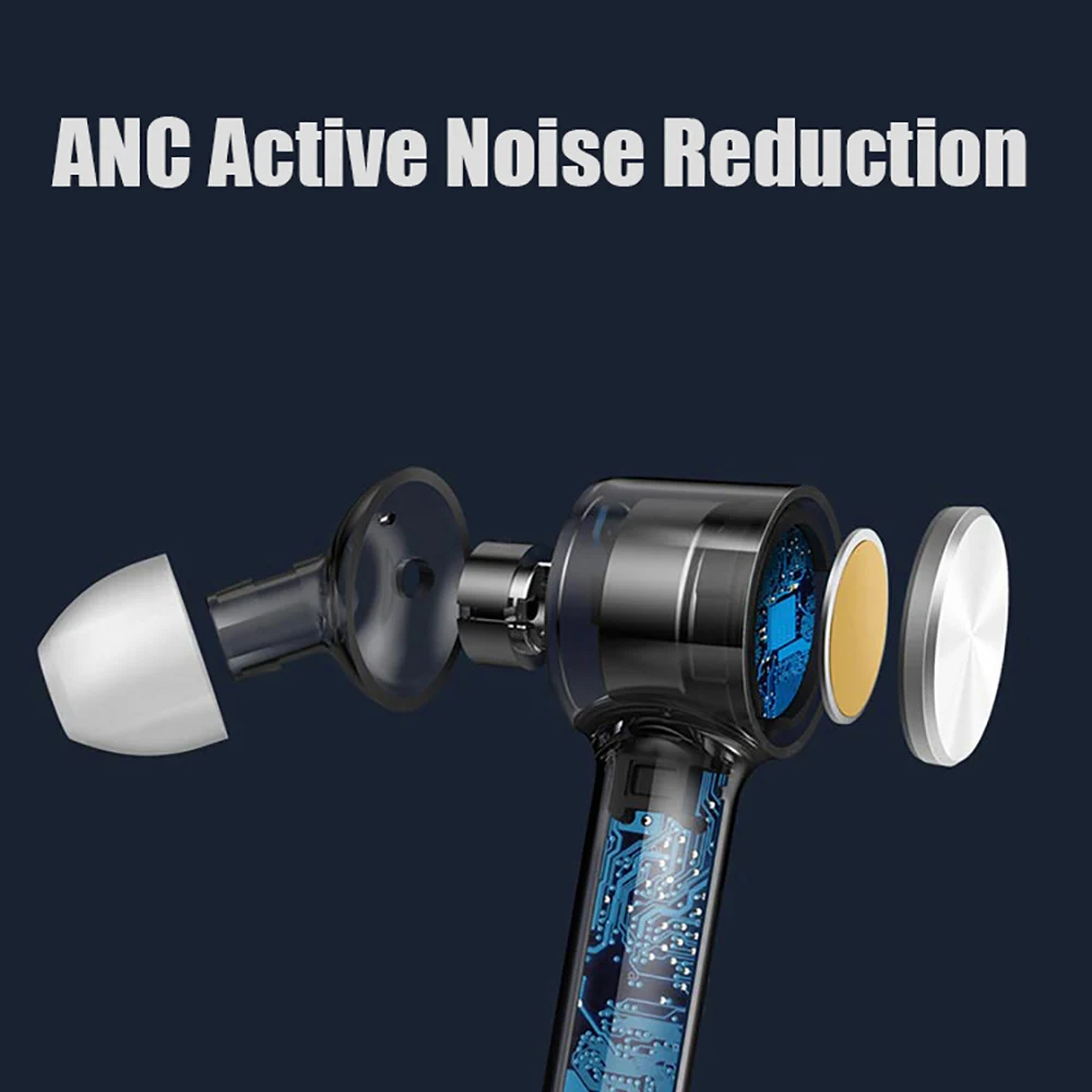 Xiaomi Airdots Pro Bluetooth Headset Air TWS Earphone Wireless Stereo Smart Touch ANC Automatic Pause Control Sports Earphones