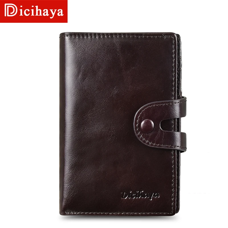 Kopen Dicihaya Koe Lederen Mannen Korte Portemonnee Toevallige Lederen Mannelijke Portemonnee Portemonnee Standaard Kaarthouders Portefeuilles Voor Mannen Coin Bag
