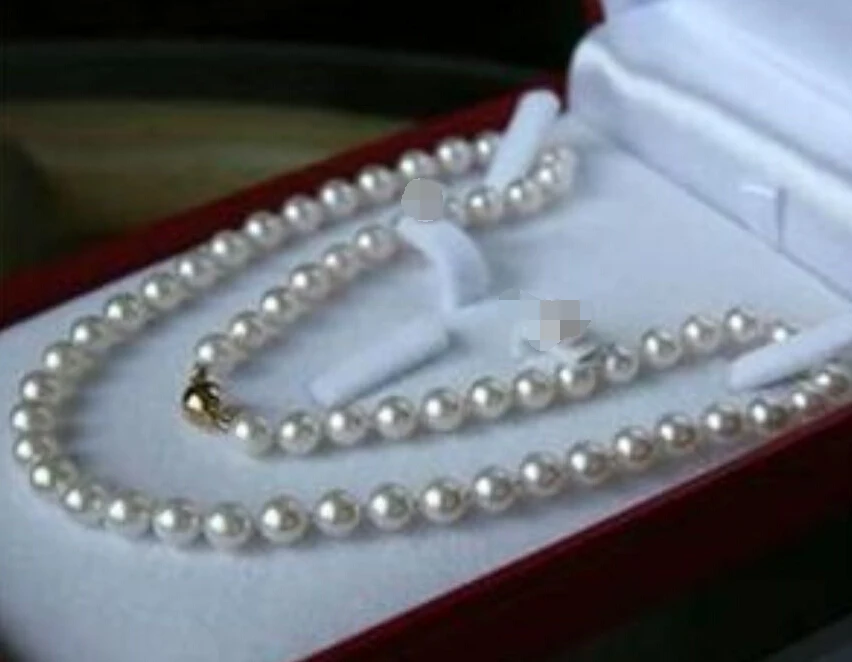 

RHJN2 8-9MM White Akoya Pearl Necklace N Discount NEW