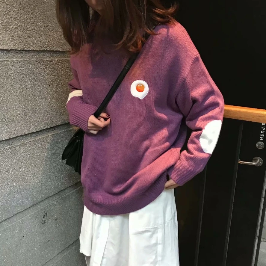 Осенние женские свитера 2019 зимние топы женский свитер harajuku корейская мода