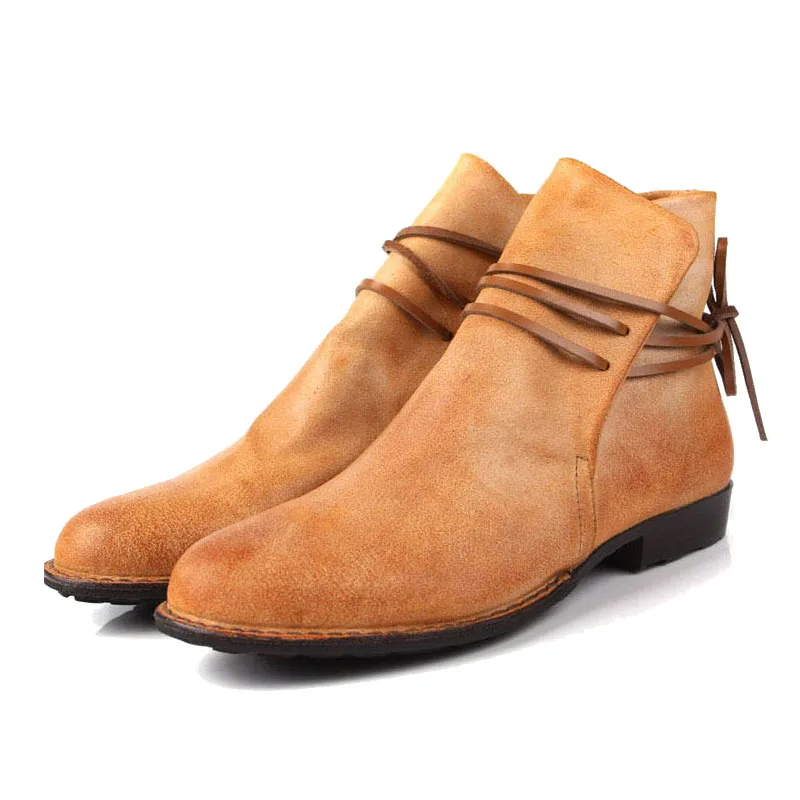 

2018 men's shoes area, spring and autumn Martin boots leather high state fashion ankle boots, party shoes free shipping