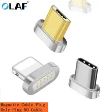 Олаф Магнитный кабель для подключения к сети Тип C Micro USB C 8 pin адаптер быстрой зарядки телефона Microusb Тип-C магнит Зарядное устройство Шнур вилки