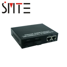 2 для программирования в производственных условиях 2 RJ45 портов волоконно-оптический медиа конвертер приемопередатчик оптической связи 25 км SC 10/100/1000 м одиночный режим дуплекс волокно