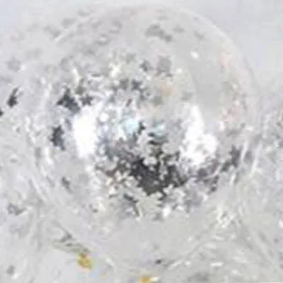 glitter silver star4