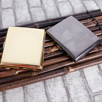 

1 pc High Quality Men's Cigarette Case for 20pcs Vintage Metal Cigarette Box