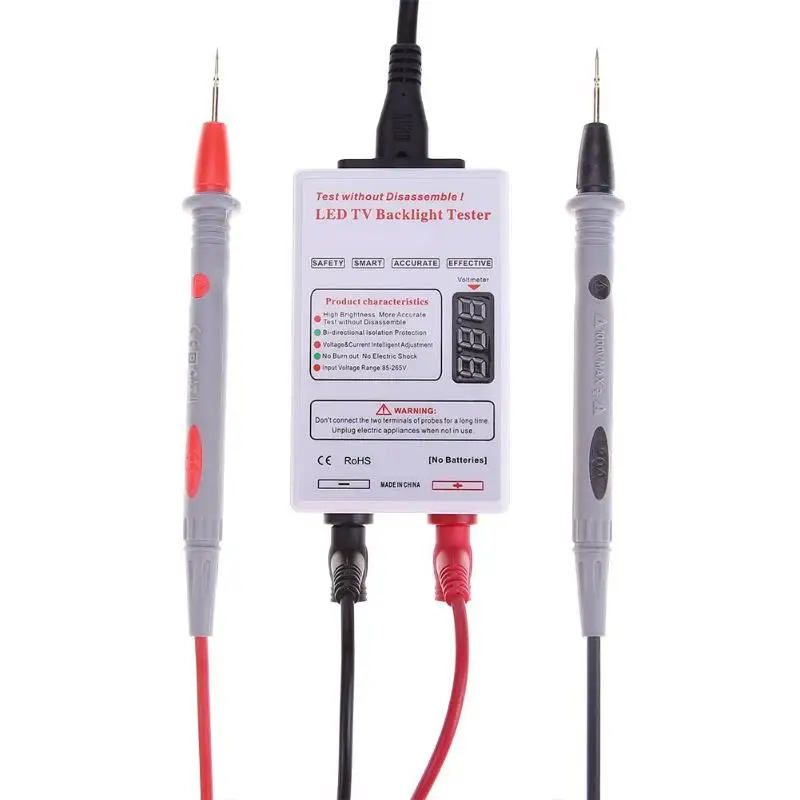 

0-300V Voltage Tester With LED Super Bright LCD Backlight Smart Voltage Tester Tool for TV Laptop Electrical Instruments