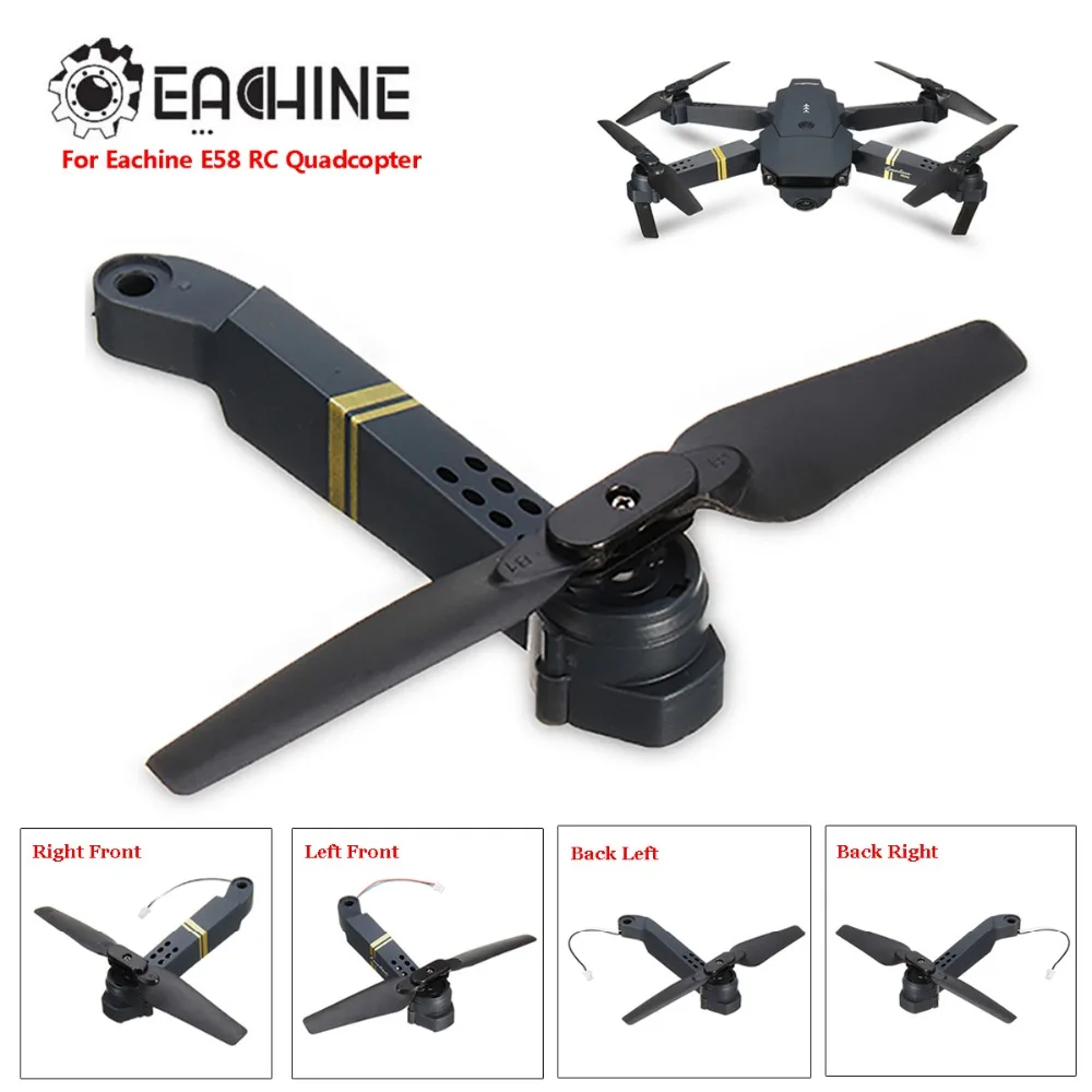 Eachine E58 RC Quadcopter запасной Запчасти оси оружия с мотором и пропеллером для гоночного FPV-дрона Frame Запчасти Замена Асса