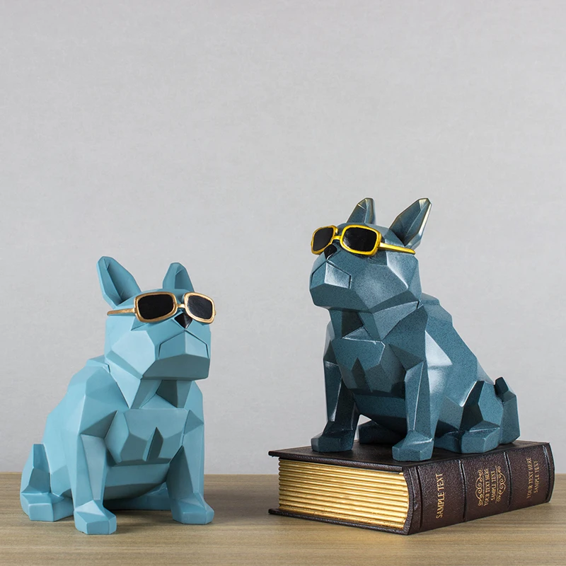 

Nordic Creative Wine Rack Dog Set Ins Solid Geometry Modern Simple Wine Room Living Room Decoration