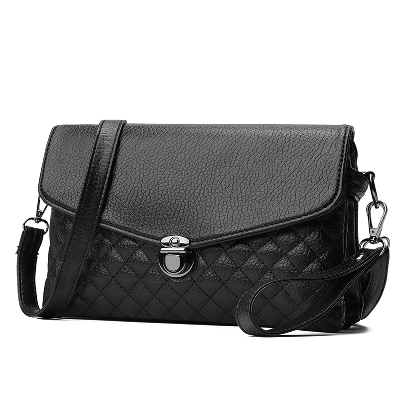

Women's Fashion Leather Simple Solid Handbag Small Shoulder Bags Crossbody Bags for Girls Messenger Bags for Female Purse 2019