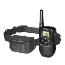 Free by DHL 1PC 300 Meters Remote Pet Training Collar With LCD Display For 2 Dog PET Without battery Electronic training collar