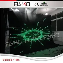 P5 4X4 м вечерние украшения событие видео стены/огнеупорные/PC контроллер/6400 шт. украшения церкви