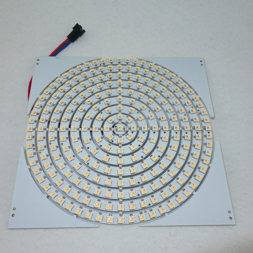 Всего 9 видов и размеров) прибор приемно-DC5V SK6812-RGBW светодиодный кольцевой светильник; белый pcb; один комплект с 1/8/12/16/24/32/40/48/60 светодиодный s