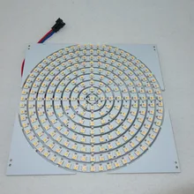 Всего 9 видов и размеров) прибор приемно-DC5V SK6812-RGBW светодиодный кольцевой светильник; белый pcb; один комплект с 1/8/12/16/24/32/40/48/60 светодиодный s