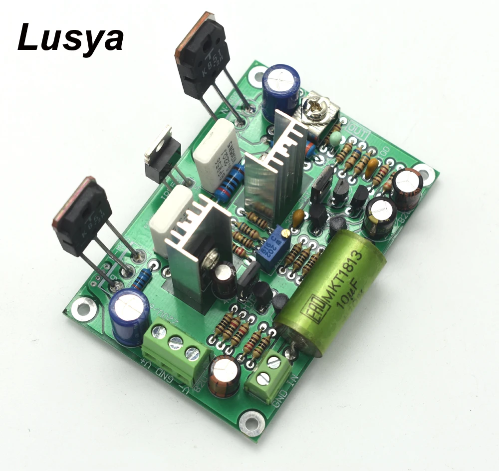 

Digital Amplifier Audio Board K851 Large Current Field Effect Tube Stereo Fever Class Discrete Amplifier Board B9-004