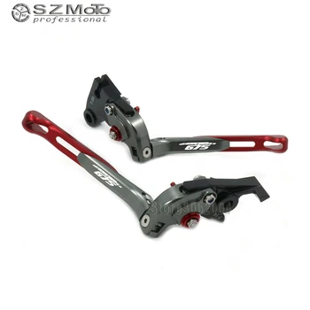 

For TRIUMPH 675 STREET TRIPLE 675STREETTRIPLE Aluminum Motorcycle Folding Extendable Adjustable Brakes Clutch Levers With LOGO