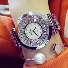 Brand 3 Colors Women Watches Crystal Round Wristwatch Modern Gold Watches For Ladies Luxury Female Quartz Watch