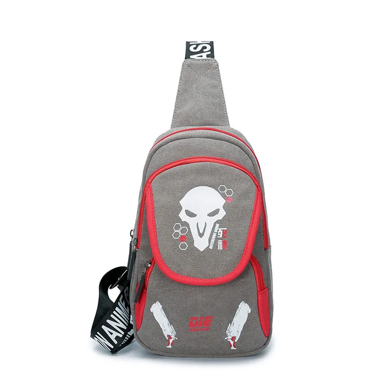 1 шт. игровая сумка на одно плечо холщовый рюкзак для Overwatch DVA водонепроницаемый 16,5*8*28 см