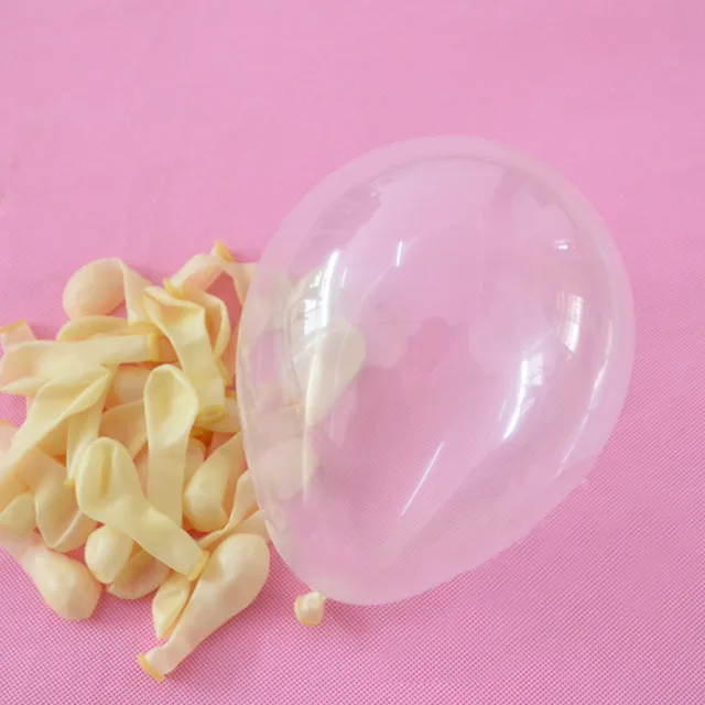 20pcs 5inch Transparent Latex Balloons Can Fill With Confetti Mini Clear Balloon DIY Cake Decoration for Baby Shower Birthday
