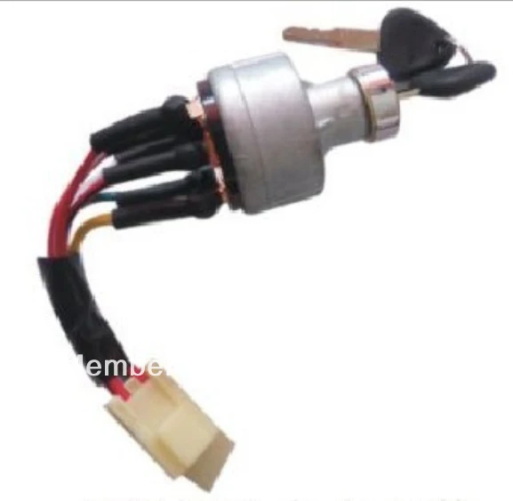

Free shipping!! Vol vo Blender 4 line Key Switch,Starter Switch , disconnect Switch Lock for VOLOV EC200B/210B/240B/290B/360B