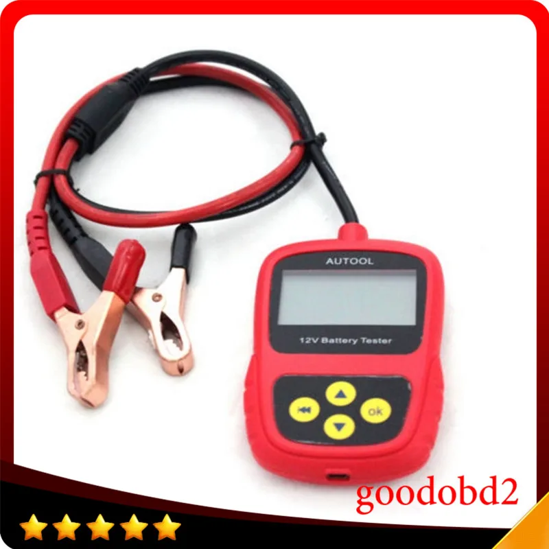 Super Oringinal AUTOOL Car 12V Mirco 100 тестер батареи с портативным дизайном Непосредственное