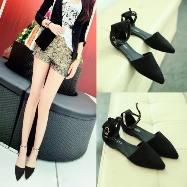 pointed toe flat sandals