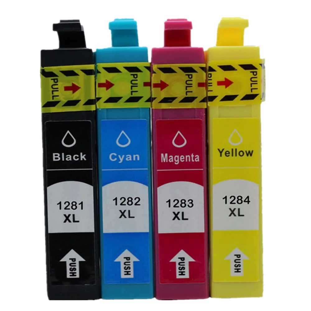 Ink Cartridges T1285 T1281 128 T129 Replacement For Epson 128 129 T1281