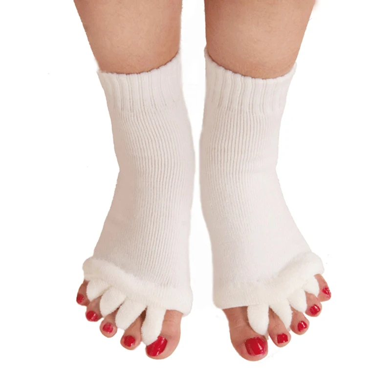 2шт/1 пара пять носков ортопедические разделители для пальцев ног корректор для защиты здоровья