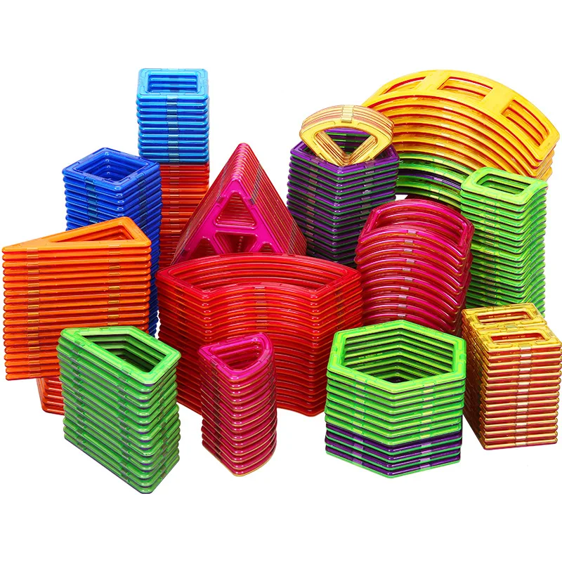 3D concepteur magnétique bricolage modélisation Construction blocs de Construction briques simples accessoire aimant jouet jouets éducatifs pour enfants cadeau