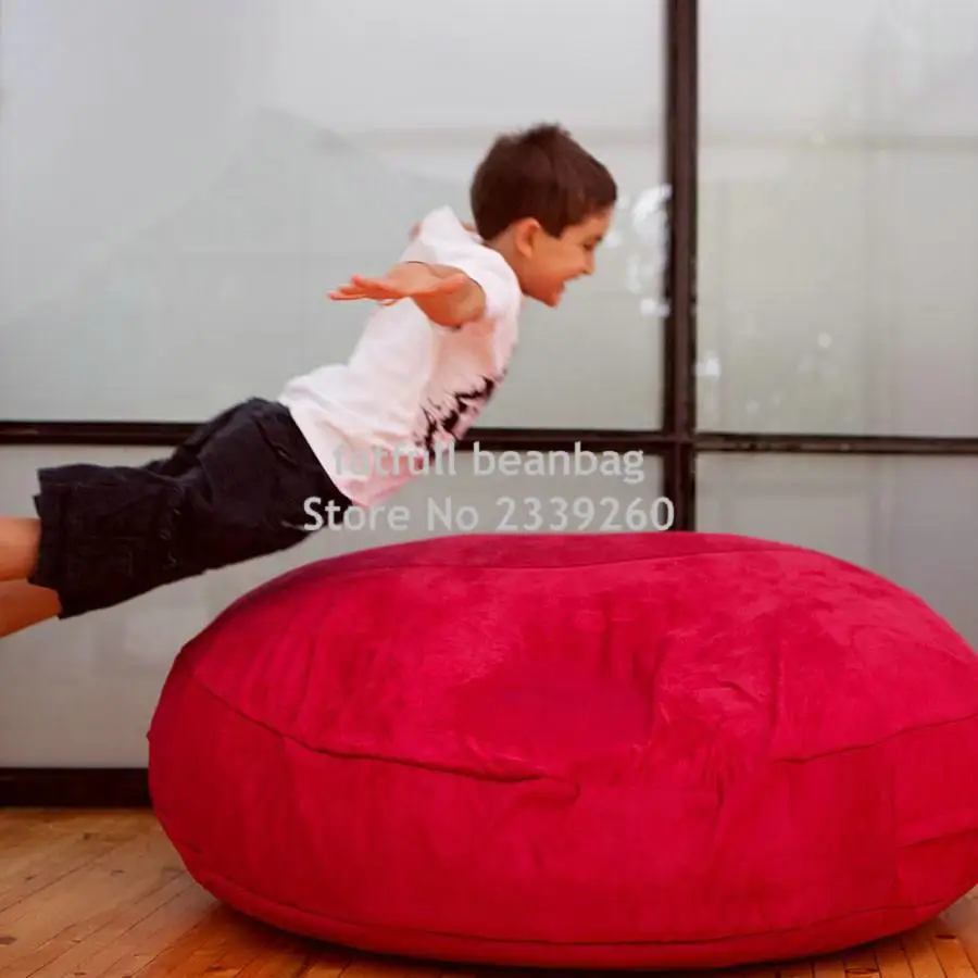 Cover only No Filler-two room seat Bean bag chair, home furniture sofa , modern beanbag hammock recliner