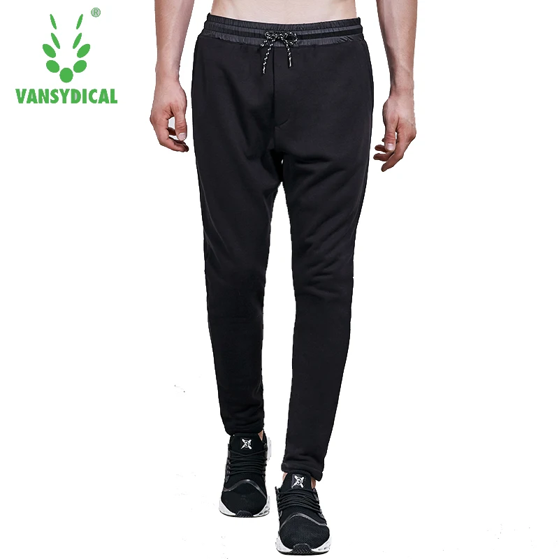 

Sport Pants Running Men Training Jogging Sportswear Pocket Trousers Fitness Workout Quick Dry Light Sweatpants Gym Black