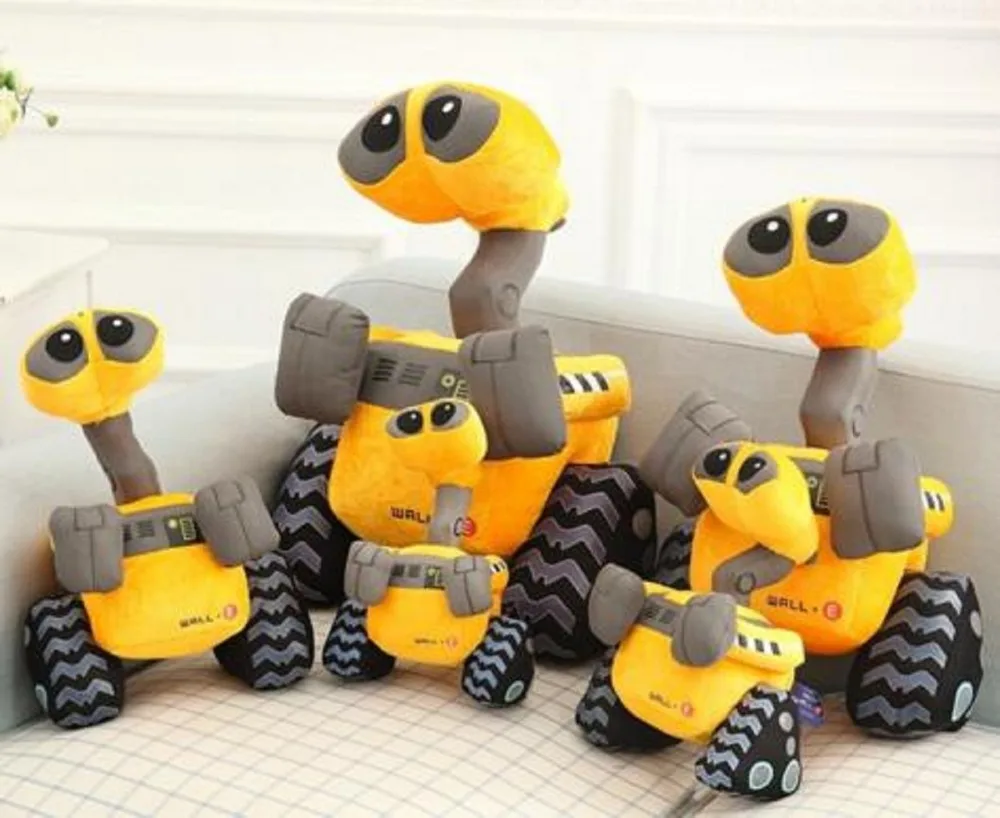 Мягкая Плюшевая Кукла-робот 25 см в стиле аниме Walle Robot для детей Хэллоуина