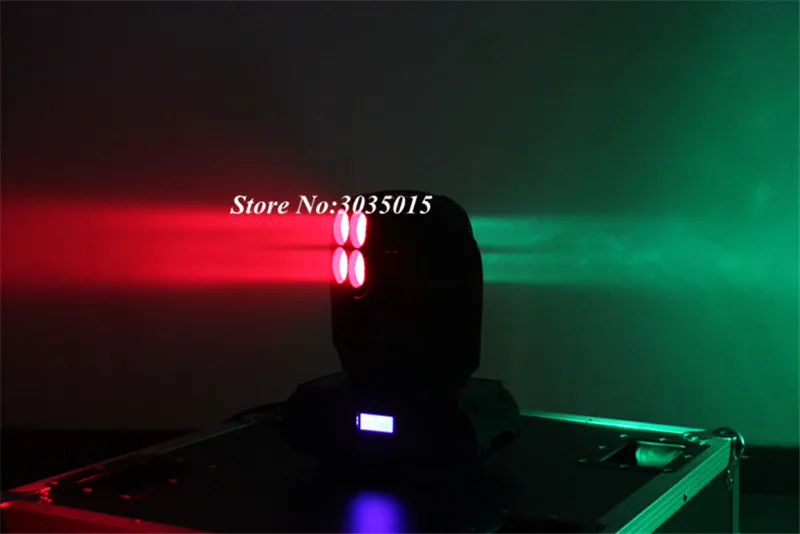 10 шт./лот двойными бортами RGBW Мыть луч светодиодный перемещение головы свет этапа DMX512 DJ вечерние освещения
