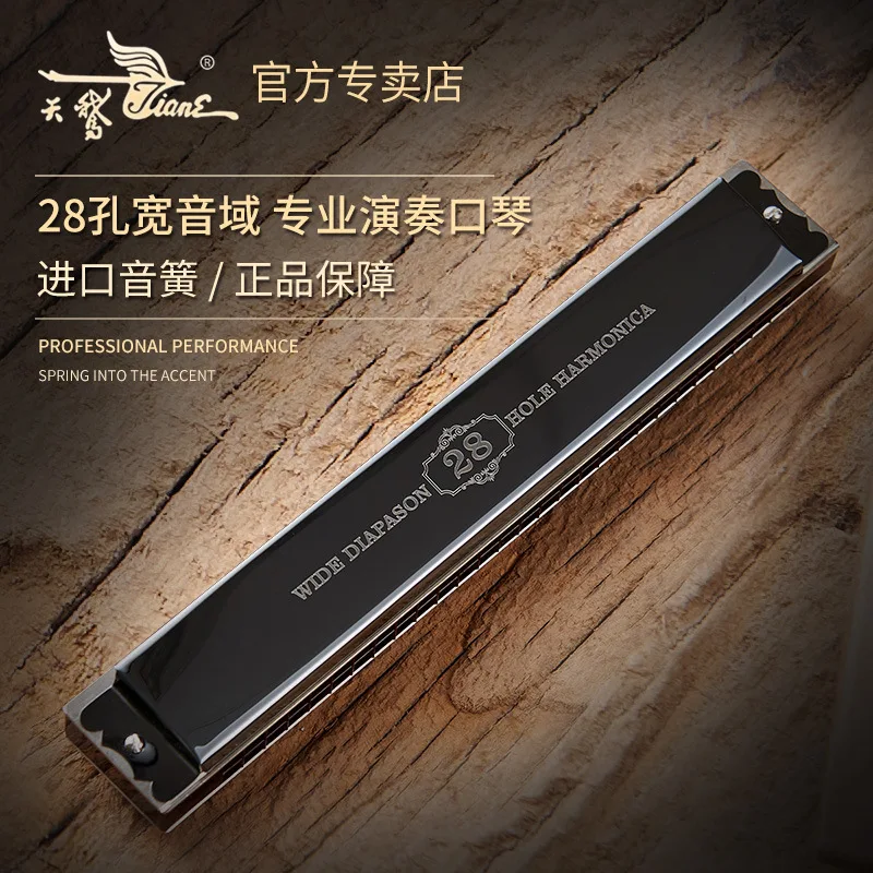 

28-hole Polyphonic C-accent Harmonica Teaching Aids For Senior Middle School Adult Beginners