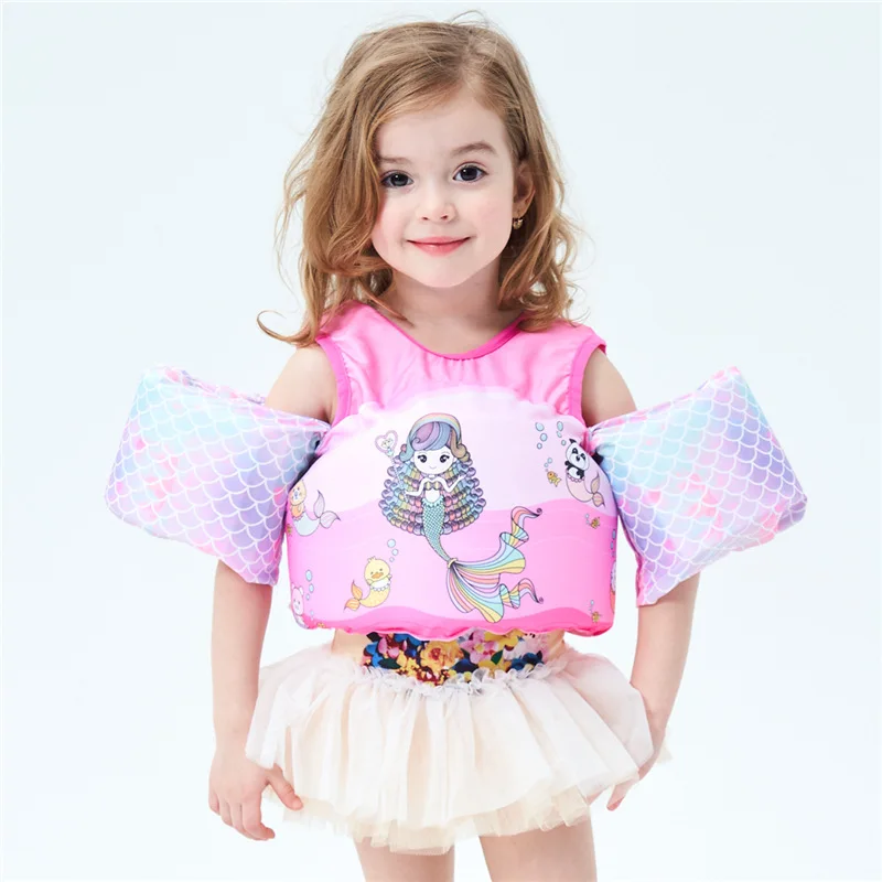 Children Swim Arm Bands Swimming Floats Vest Kids Life Jacket Puddle Jumper Vest