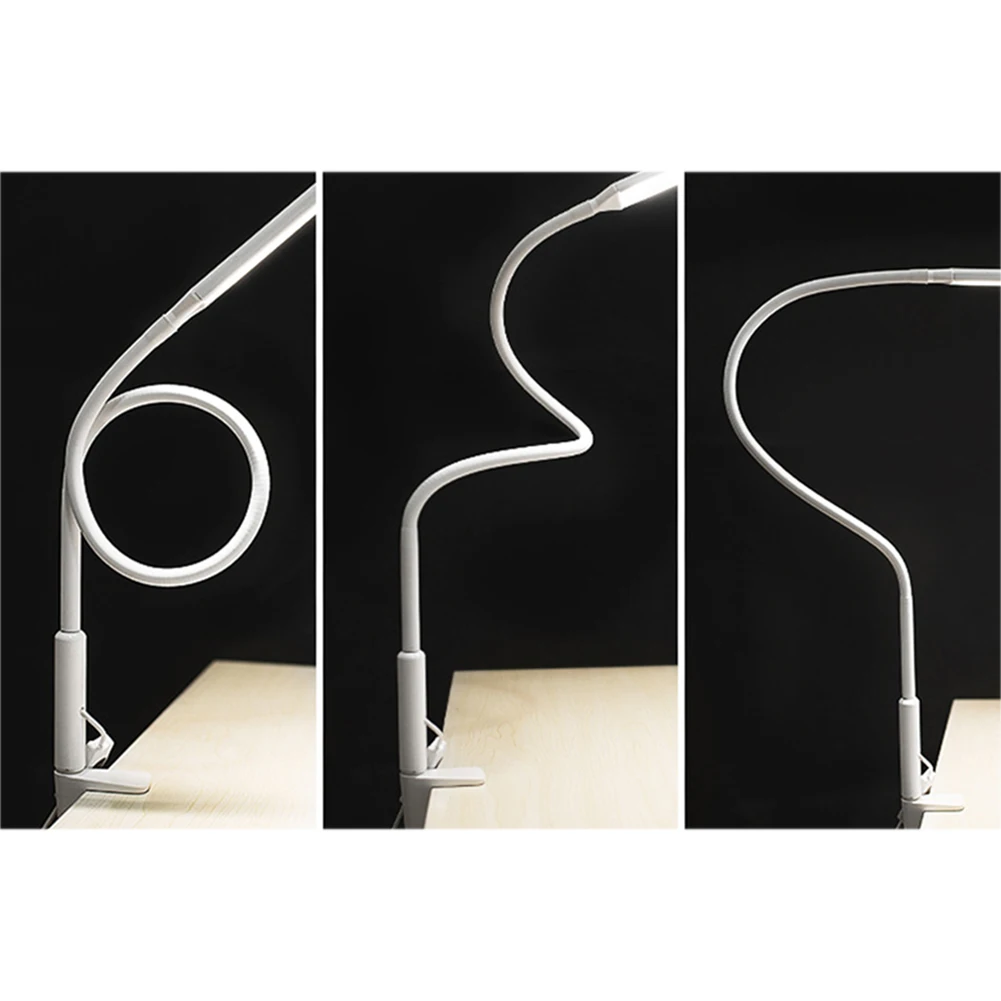 Candeeiro de Mesa Proteção para os Olhos Lâmpada de Mesa Brilho e Cor Portátil Braço Longo Escritório Ajustável Quarto Led Luz 5-nível Usb 5 Candeeiro de mesa portátil braço longo escritório