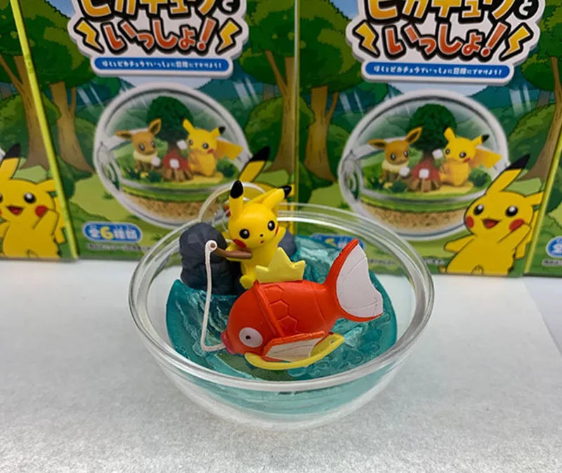 Экшн фигурки Pika Magikarp Eevee Mewtwo Caterpie pkm 6 коробок/комплект|Игровые и трансформеры| |