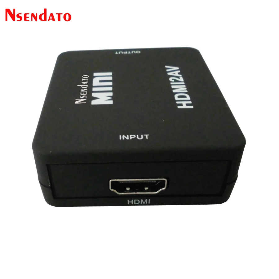 Mini HDMI A RCA Audio Video AV Composito CVBS Adapter Converter HDMI2AV HDMI RCA AV CVBS L R Video