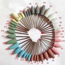 Стоматологические полировальные резиновые головки(40 шт