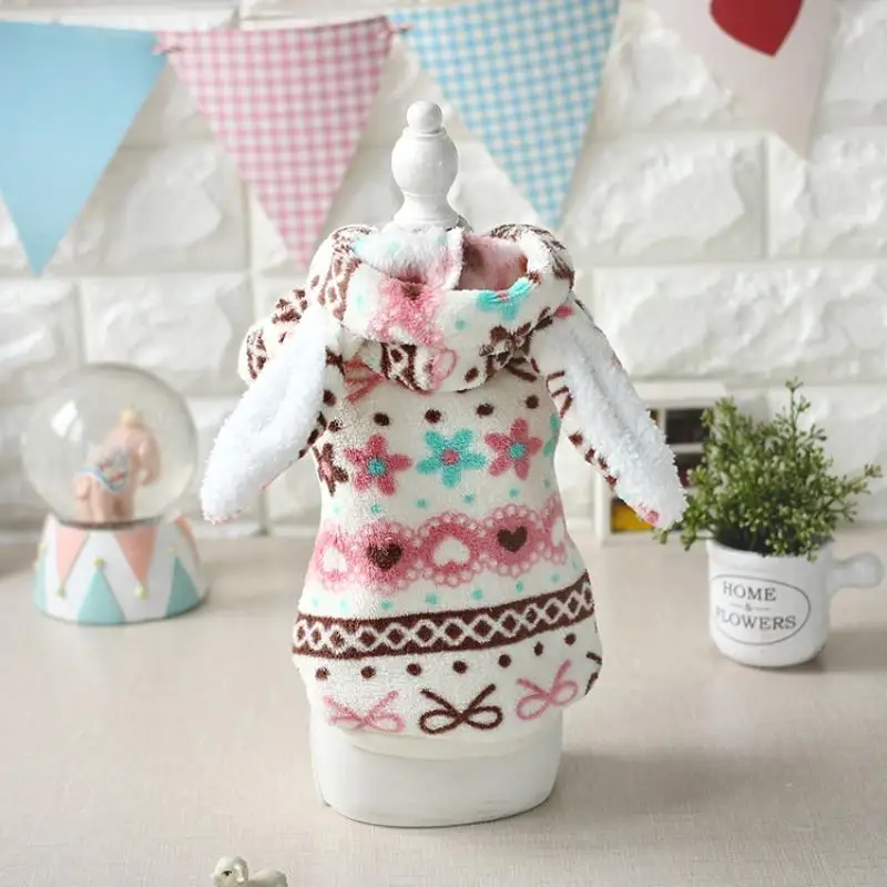 

Pet Products Dog Winter Coats Rabbit Female Soft Coats Parkas Chiwawa Clothing For Dogs Puppy Dog Cat Pet Clothes Apparel
