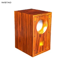 IWISTAO HIFI полный спектр пустой динамик корпус перевернутый 1 пара палисандр шпон 3 4 4,5 дюймов Встроенный передний рог для AURA блок